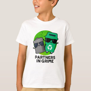 Camiseta Parceiros De Lixo Engraçado