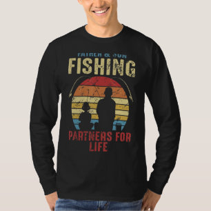 Camiseta Parceiros De Pesca De Pai E Filho Para A Vida De F