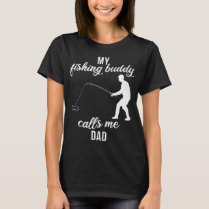Camiseta Parceiros de Pesca O Meu Parceiro de Pesca Me Cham