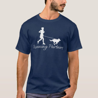 Camiseta Parceiros em Execução Canicross Dog Lover