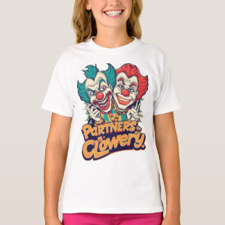 Camiseta Parceiros na Clowery (Punição Engraçada de Palhaço