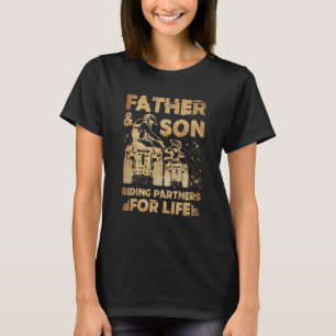 Camiseta Parceiros para o Lif da Quad Bike, Pai e Filho