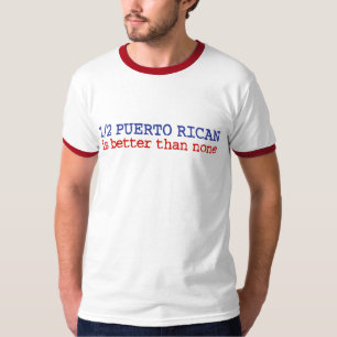 Camiseta Parcialmente porto-riquenho