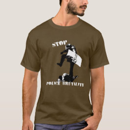 Camiseta Pare a brutalidade de polícia