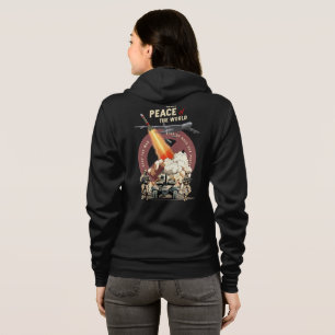 Camiseta Pare a Guerra (Modo escuro)   Manga longa feminina