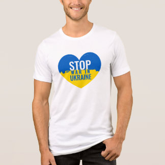 Camiseta Pare a guerra na Ucrânia.