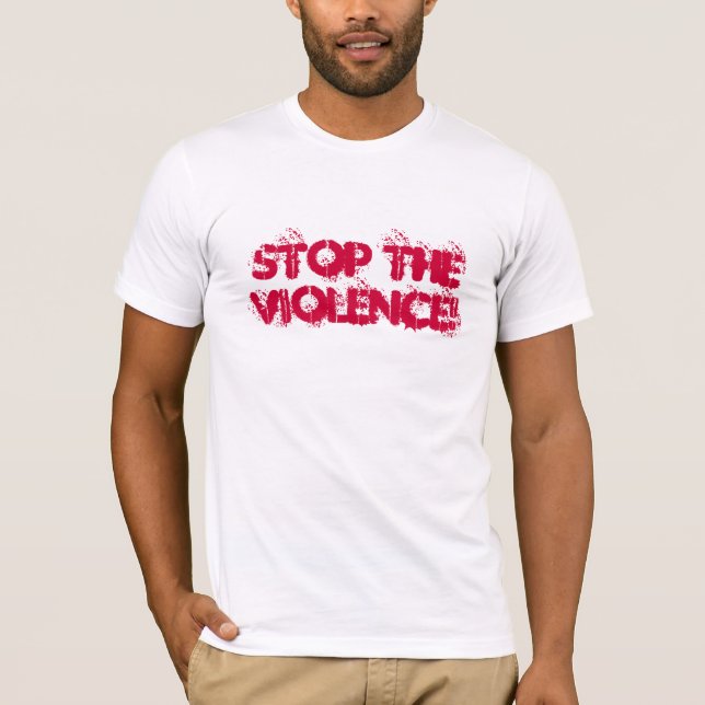 CAMISETA PARE A VIOLÊNCIA! (Frente)