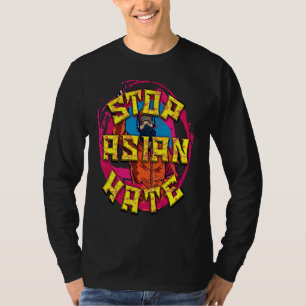 Camiseta Pare a Violência e o Racismo Contra Asiáticos