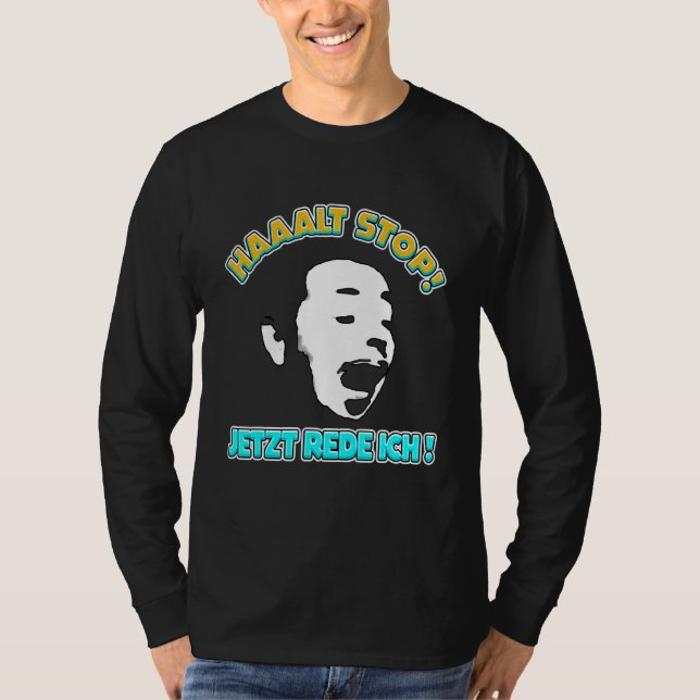Camiseta Pare Andreas Meme Dizendo Piadas (Frente)