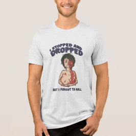 Camiseta Pare, Caia e Não Esqueça de Rolar