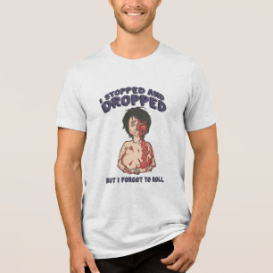 Camiseta Pare, Caia e Não Esqueça de Rolar