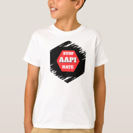 Camiseta Pare com o Ódio à AAPI 