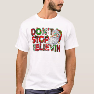 Camiseta Pare de acreditar no Papai Noel Buffalo