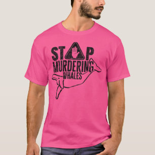 Camiseta Pare de assassinar baleias 3