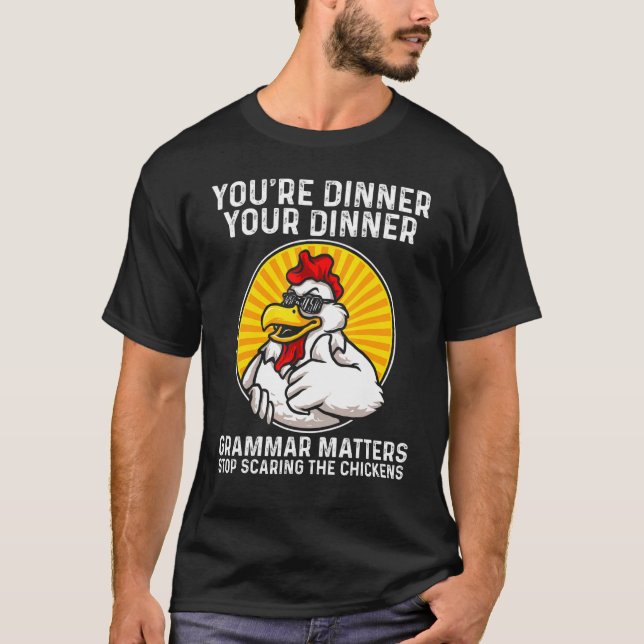 Camiseta Pare de Assustar as Galinhas (Frente)