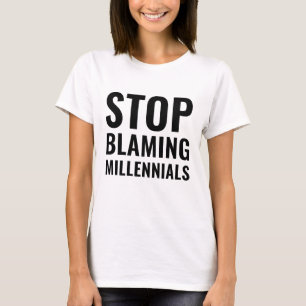 Camiseta Pare de culpar milênios