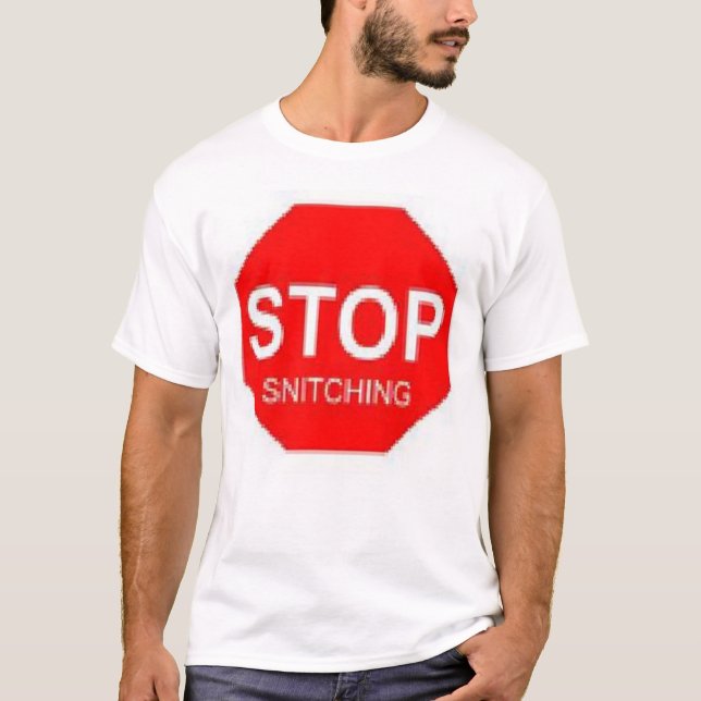 Camiseta pare de dar informações (Frente)