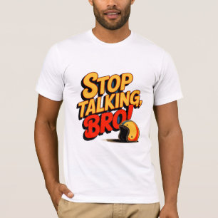 Camiseta Pare De Falar, Mano - Atitude Negrito