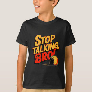 Camiseta Pare De Falar, Mano - Atitude Negrito