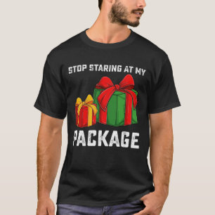 Camiseta Pare de Fitar Minha Embalagem Natal Férias