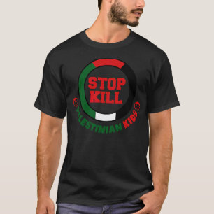Camiseta Pare De Matar Crianças Palestinas