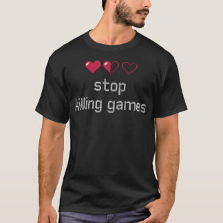 Camiseta Pare de Matar Jogos Controle de Jogo Video Games G
