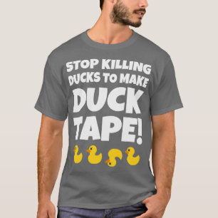 Camiseta Pare De Matar Patos Para Fazer Fita De Pato