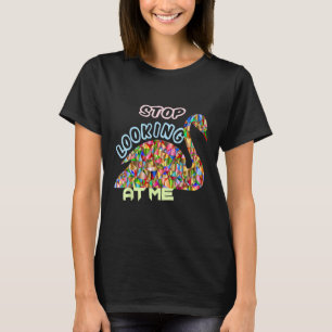 Camiseta Pare De Me Olhar Engraçado Swan