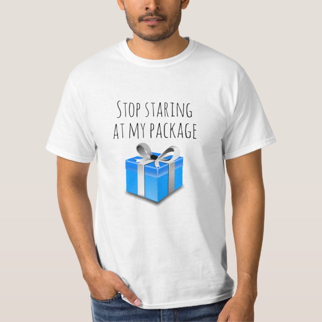 Camiseta Pare de Olhar para Minha Embalagem (Frente)