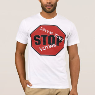 Camiseta Pare de pagar impostos & votação