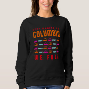 Camiseta Pare De Se Mover Para Colúmbia Nós Cheio Carolina
