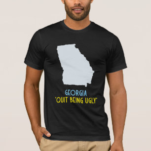 Camiseta "Pare de ser feio" Estado da Geórgia