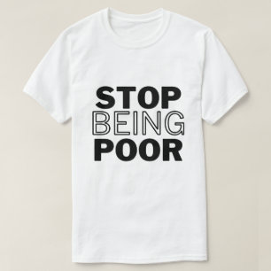 Camiseta Pare de ser pobre