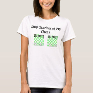 Camiseta Pare de Starring em minha xadrez