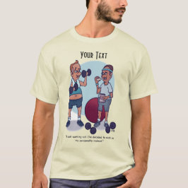 Camiseta Pare De Trabalhar Engraçados Homens