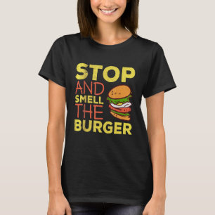 Camiseta Pare E Cheire O Burger I Cheeseburger Design