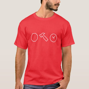 Camiseta "Pare... Hora do martelo!"