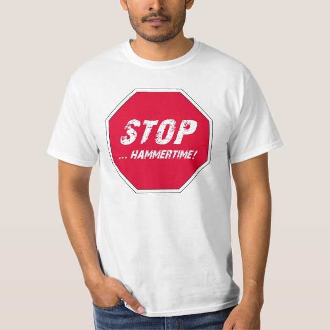 Camiseta Pare, Martelo-tempo! (Frente)