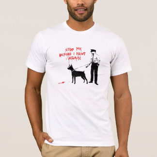 Camiseta Pare-me antes que eu pinte outra vez