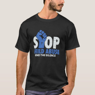 Camiseta Pare o Abuso Infantil Prevenção ao Abuso Infantil