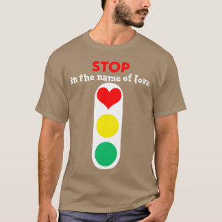 Camiseta Pare o amor engraçado