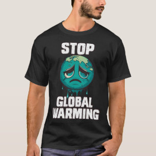 Camiseta Pare o Aquecimento Global Proteção climática natur