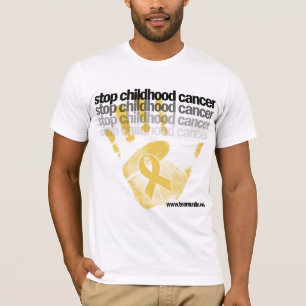 Camiseta Pare o cancer da infância