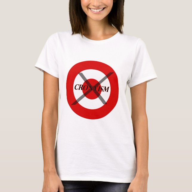 Camiseta Pare o favoritismo mim (Frente)