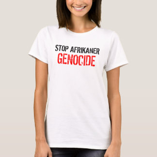 CAMISETA PARE O GENOCÍDIO DO AFRIKANER