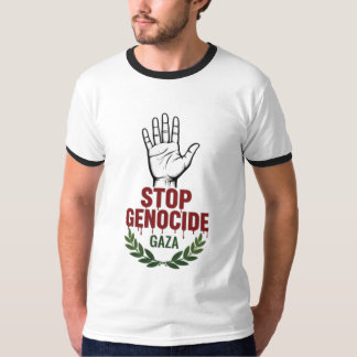 Camiseta Pare o Genocídio em Gaza – Conscientização sobre P
