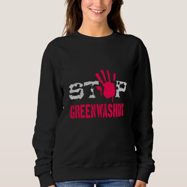 Camiseta Pare o Greenwashing (Frente)