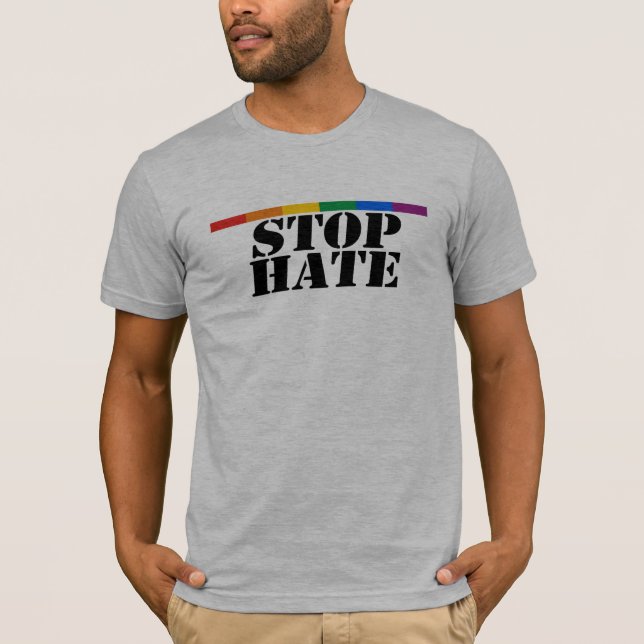 Camiseta Pare o ódio (Frente)