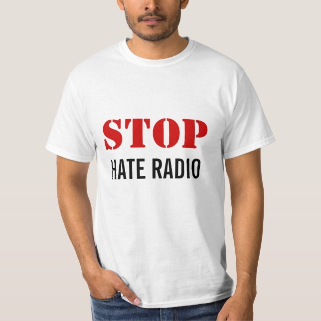 Camiseta PARE o rádio do ódio (Frente)