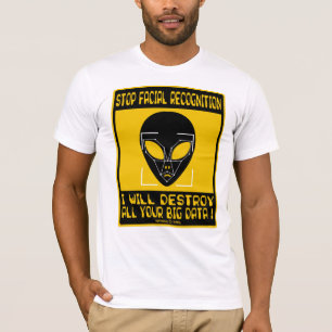 Camiseta Pare o reconhecimento facial
